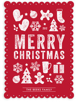 Christmas Dingbats Holiday Non-Photo Cards