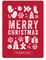 Christmas Dingbats Holiday Non-Photo Cards
