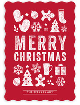 Christmas Dingbats Holiday Non-Photo Cards