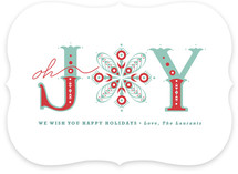 Snowflake of Joy Holiday Non-Photo Cards