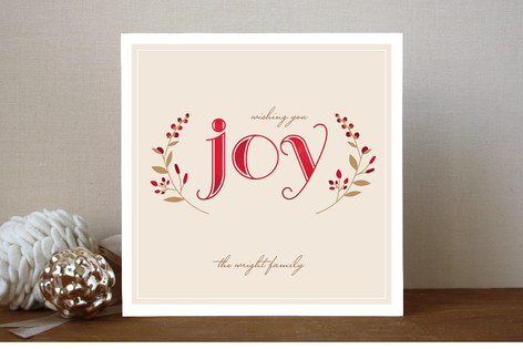 Serene Joy Holiday Non-Photo Cards