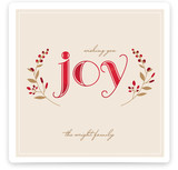 Serene Joy Holiday Non-Photo Cards