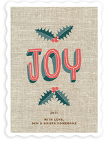 Simple Joy Holiday Non-Photo Cards