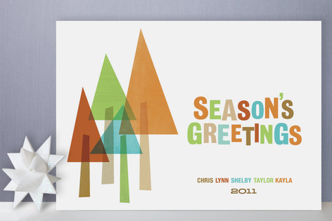 The Evergreens Holiday Non-Photo Cards