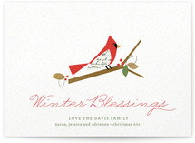 Winter Blessings Holiday Non-Photo Cards