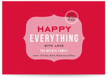 A Holiday Greeting Holiday Non-Photo Cards