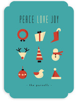 Iconic Xmas Holiday Non-Photo Cards