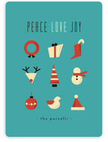 Iconic Xmas Holiday Non-Photo Cards