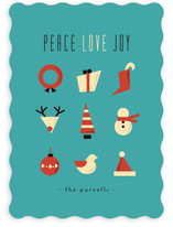 Iconic Xmas Holiday Non-Photo Cards