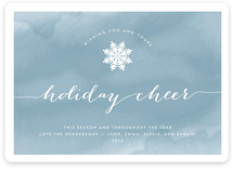 Watercolored Cheer Holiday Non-Photo Cards