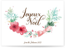 Noel Wreath Holiday Non-Photo Cards