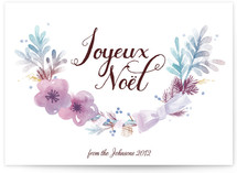 Noel Wreath Holiday Non-Photo Cards