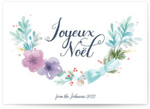 Noel Wreath Holiday Non-Photo Cards