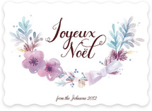 Noel Wreath Holiday Non-Photo Cards
