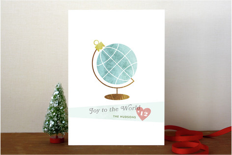 Holiday Globe Holiday Non-Photo Cards
