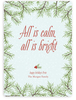 Calm & Bright Holiday Non-Photo Cards