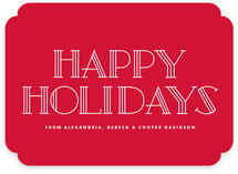 Letra Holiday Non-Photo Cards