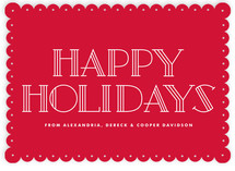 Letra Holiday Non-Photo Cards