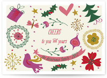 Naive Noel Holiday Non-Photo Cards
