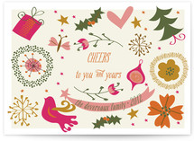 Naive Noel Holiday Non-Photo Cards