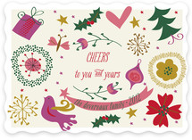 Naive Noel Holiday Non-Photo Cards