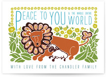 Peace to You Holiday Non-Photo Cards