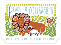 Peace to You Holiday Non-Photo Cards