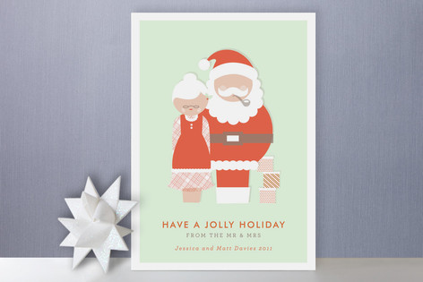 Mr & Mrs Holiday Non-Photo Cards