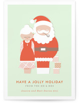 Mr & Mrs Holiday Non-Photo Cards