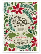 Sketchbook Foliage Holiday Non-Photo Cards