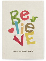 Believe Always Holiday Non-Photo Cards