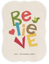 Believe Always Holiday Non-Photo Cards