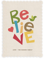 Believe Always Holiday Non-Photo Cards