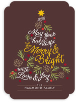 Be Merry and Bright Holiday Non-Photo Cards