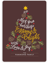 Be Merry and Bright Holiday Non-Photo Cards