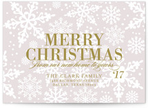 Flurries Holiday Non-Photo Cards