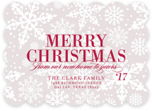 Flurries Holiday Non-Photo Cards