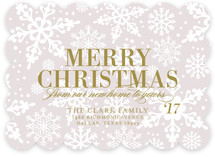 Flurries Holiday Non-Photo Cards