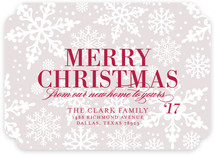 Flurries Holiday Non-Photo Cards