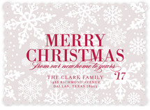Flurries Holiday Non-Photo Cards