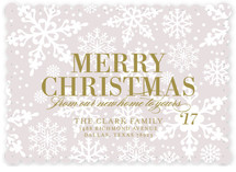 Flurries Holiday Non-Photo Cards