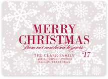 Flurries Holiday Non-Photo Cards