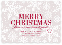 Flurries Holiday Non-Photo Cards