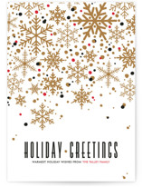Sophisticated Snow Holiday Non-Photo Cards