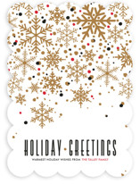 Sophisticated Snow Holiday Non-Photo Cards