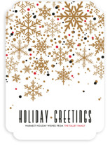 Sophisticated Snow Holiday Non-Photo Cards