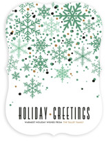 Sophisticated Snow Holiday Non-Photo Cards