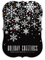 Sophisticated Snow Holiday Non-Photo Cards