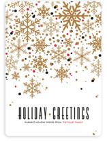 Sophisticated Snow Holiday Non-Photo Cards