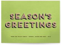 Bold Charm Holiday Non-Photo Cards